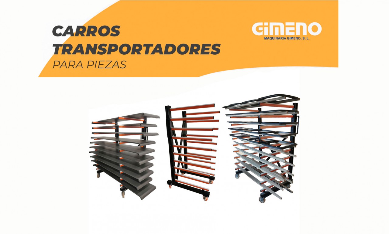 Nouveau catalogue de chariots transporteurs à Gimeno Machines à Bois