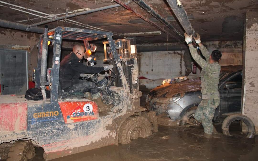 Gimeno Maquinaria para Madera colabora con los trabajos de limpieza tras las inundaciones