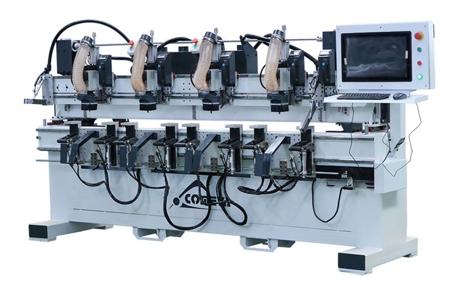 Fraiseuse pour cadres de portes G-Basic 4T de Comeva, chez Gimeno Machines à Bois