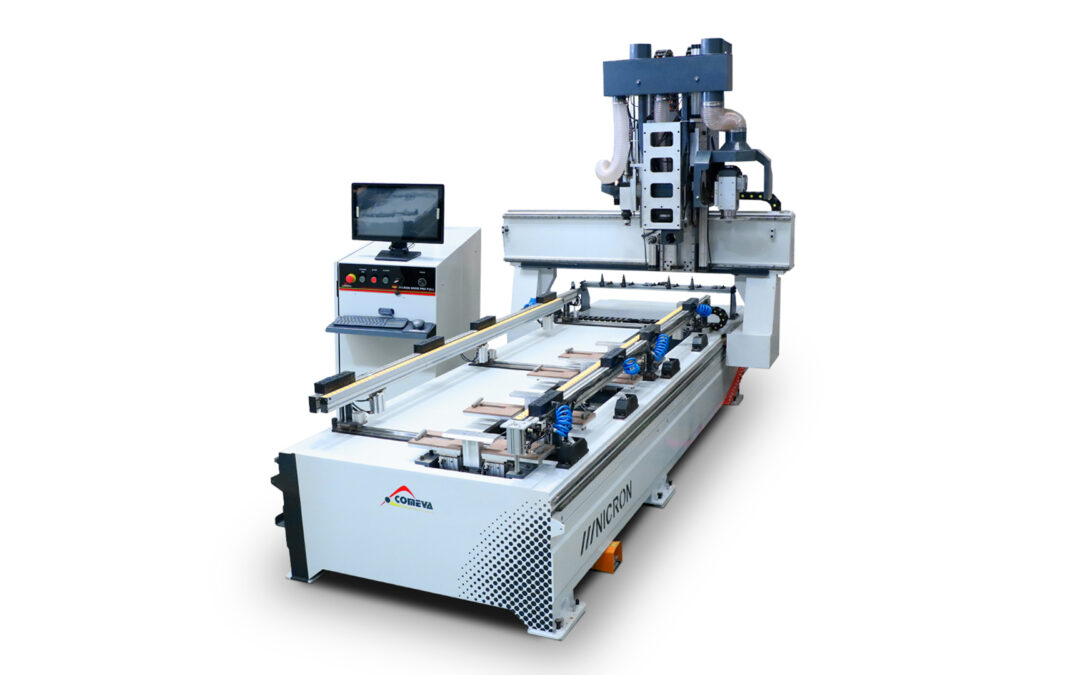 CNC NICRON DOOR PRO FULL 13/32: el centro de mecanizado que integra todo el proceso de fabricación de puertas