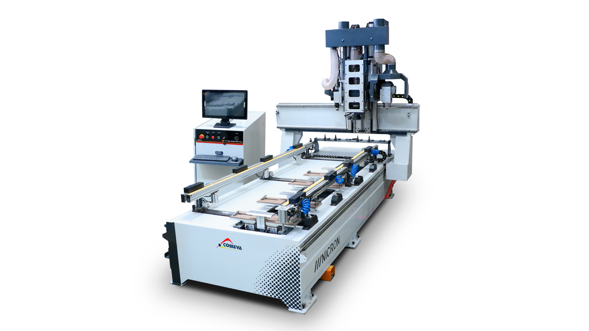 CNC NICRON DOOR PRO FULL 13/32: el centro de mecanizado que integra todo el proceso de fabricación de puertas